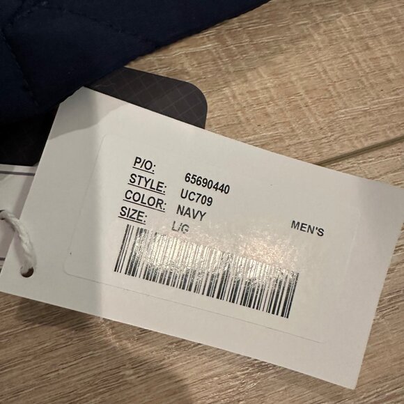 ULTRACLUB LARGE MENS NAVY BLUE VEST QUILTED NEW - Picture 5 of 13